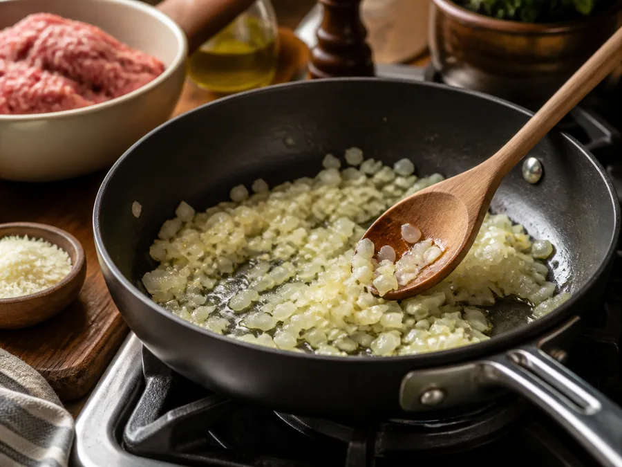 Тефтели в томатном соусе | Фото подпункта 2 | Viva Cucina Тефтели в томатном соусе: фото процесса приготовления — проверьте свежесть и состояние основных продуктов: уберите лишнюю влагу, грубые части и всё, что может испортить текстуру