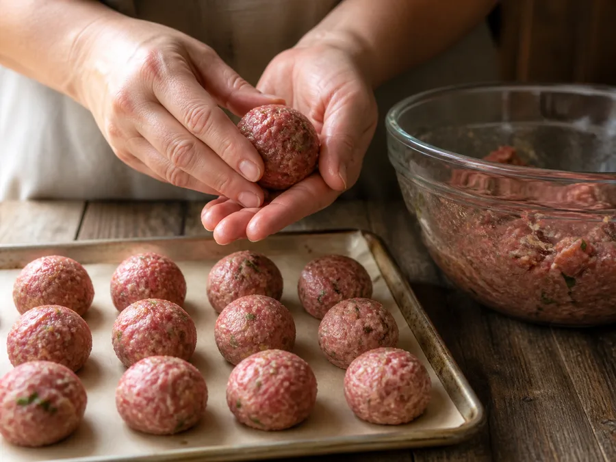 Тефтели в томатном соусе | Фото подпункта 4 | Viva Cucina Тефтели в томатном соусе: фото процесса приготовления — начните этап "подрумянить" с умеренного нагрева и аккуратной подготовки основы