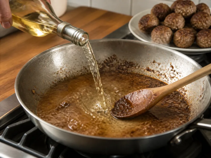 Тефтели в томатном соусе | Фото подпункта 8 | Viva Cucina Тефтели в томатном соусе: фото процесса приготовления — добавляйте жидкость, соус или начинку постепенно, чтобы блюдо собиралось равномерно
