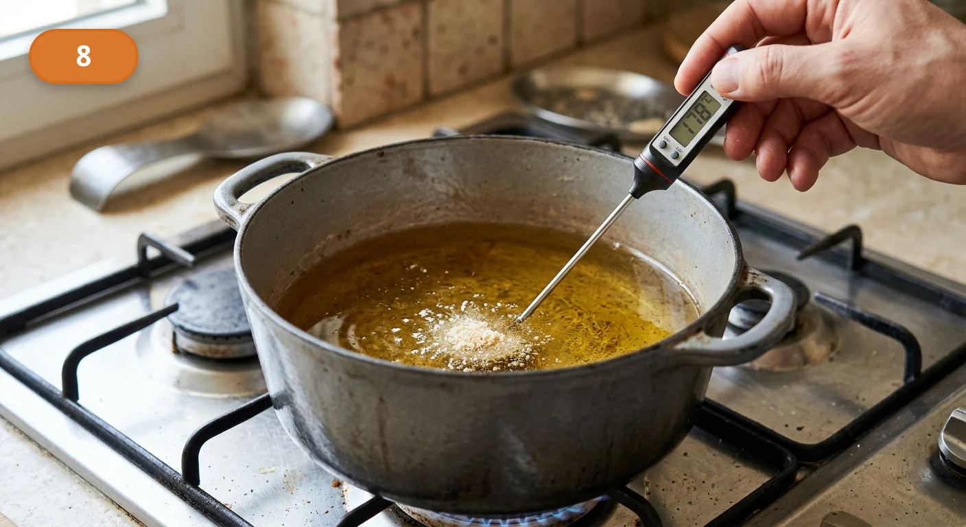 Фритто мисто | Фото подпункта 8 | Viva Cucina Фритто мисто: фото процесса приготовления — проверьте температуру масла термометром или небольшим кусочком панировки