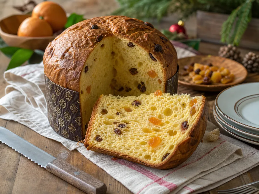 Панеттоне | Фото подпункта 15 | Viva Cucina Панеттоне: фото процесса приготовления — подавайте сразу или после короткого отдыха, когда блюдо выглядит собранным и аккуратным