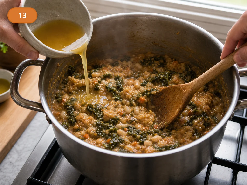 Риболлита | Фото подпункта 13 | Viva Cucina Риболлита: фото процесса приготовления — аккуратно разогрейте риболлиту еще раз, добавив немного бульона при необходимости