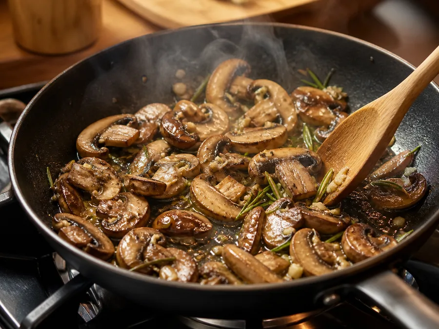 Скьяччата с начинкой: грибы и моцарелла | Фото подпункта 7 | Viva Cucina Скьяччата с начинкой: грибы и моцарелла: фото процесса приготовления — выполните основной шаг "сформовать", не торопясь и сохраняя контроль над текстурой