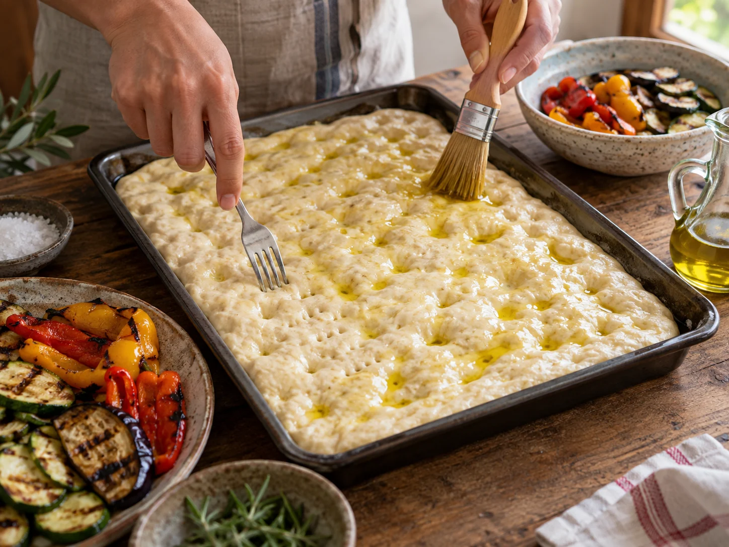 Скьяччата с начинкой: овощи гриль | Фото подпункта 13 | Viva Cucina Скьяччата с начинкой: овощи гриль: фото процесса приготовления — доведите блюдо до финальной текстуры и снимите с огня или достаньте из духовки вовремя