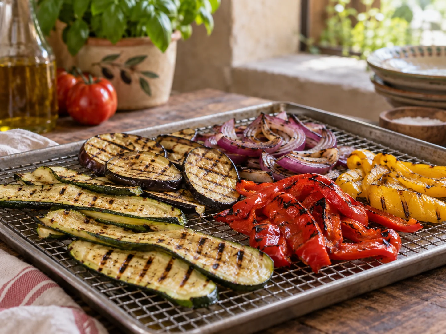 Скьяччата с начинкой: овощи гриль | Фото подпункта 4 | Viva Cucina Скьяччата с начинкой: овощи гриль: фото процесса приготовления — доведите тесто или основу до рабочей температуры, чтобы она стала мягкой и податливой