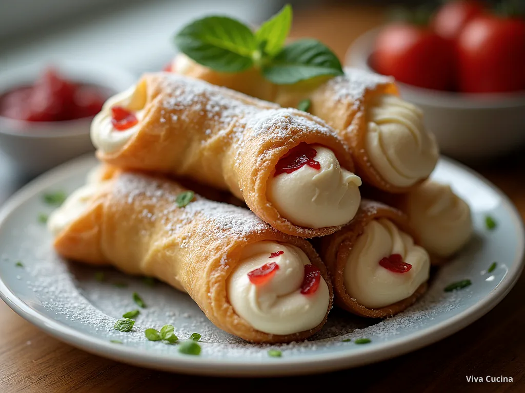 Канноли — готовое блюдо из категории «Десерты» на сайте Viva Cucina