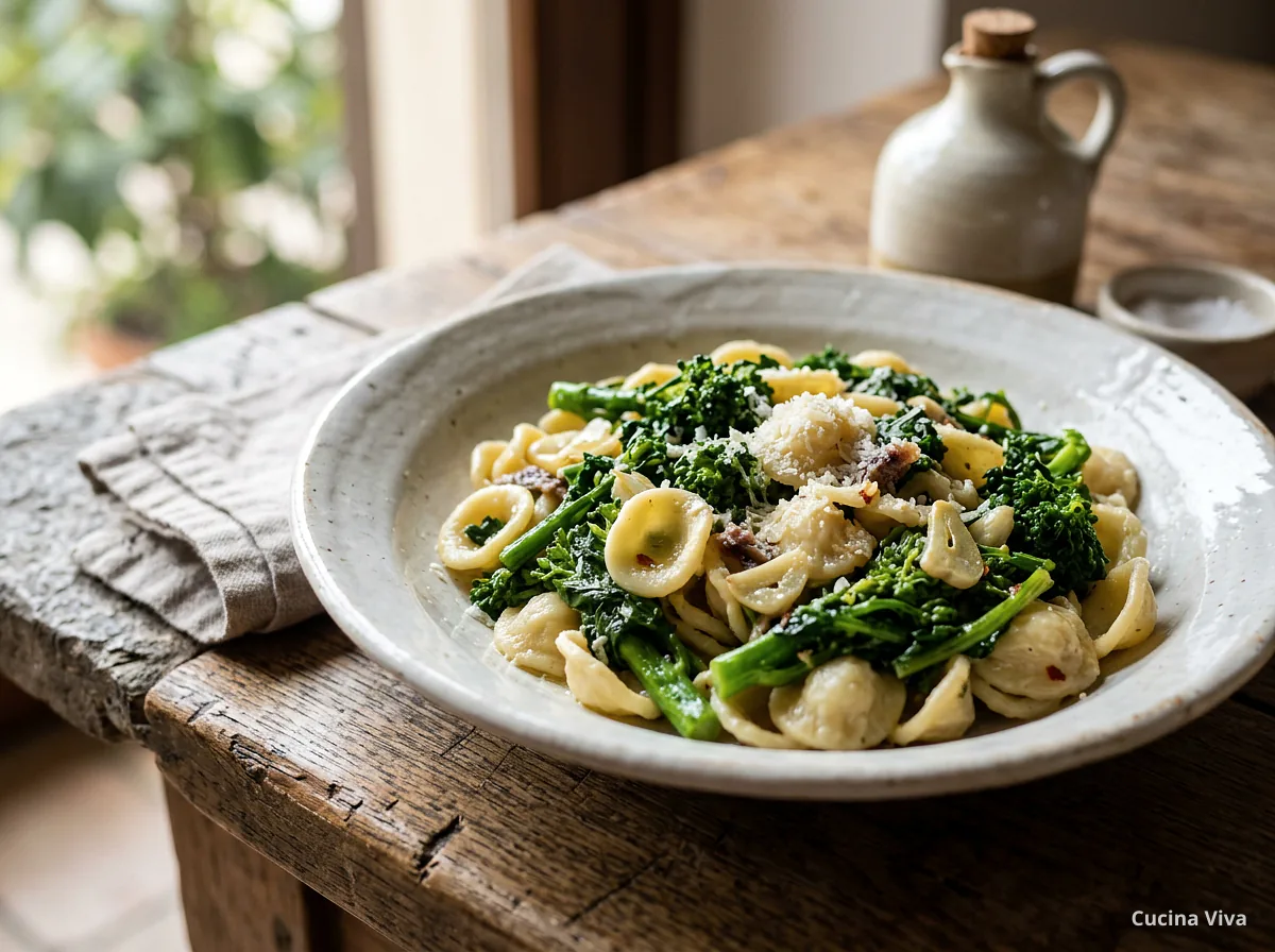 Орекиетте с брокколи рабе — готовое блюдо из категории «Паста» на сайте Viva Cucina