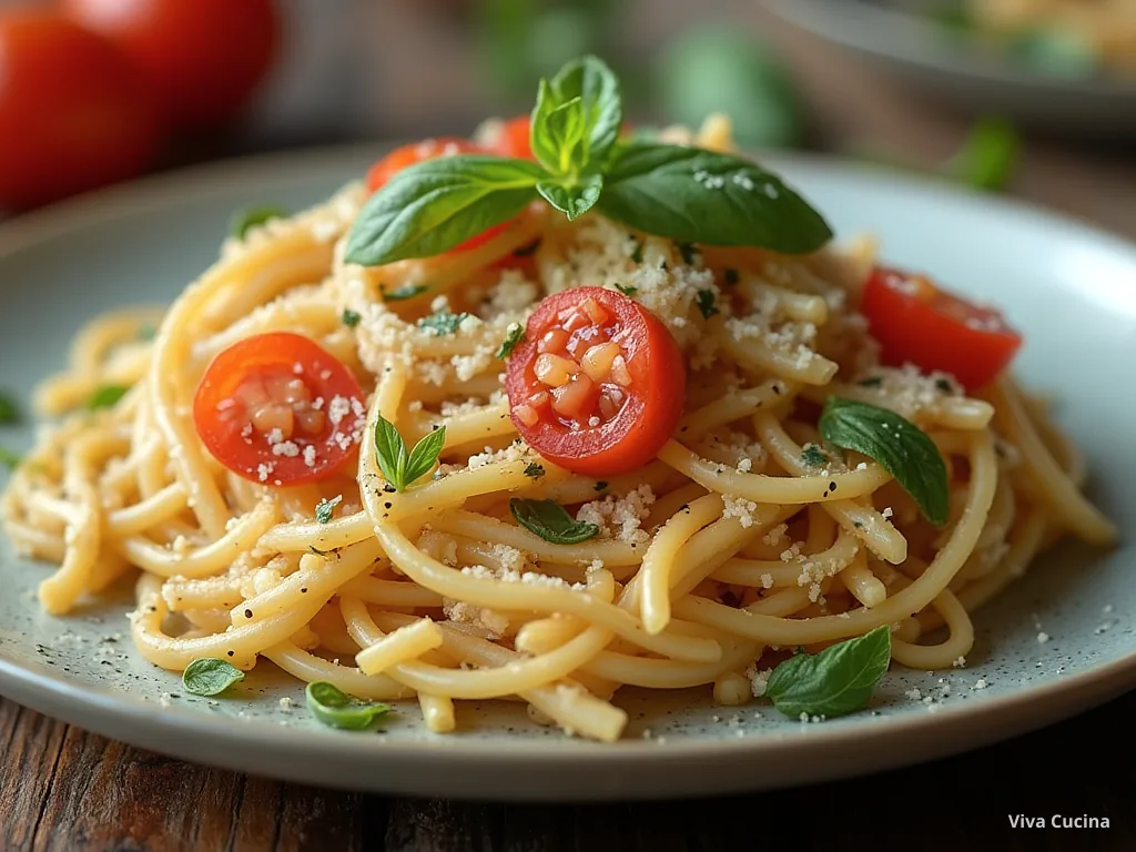 Орзо с креветками и соусом из тунца и каперсов — готовое блюдо из категории «Паста» на сайте Viva Cucina