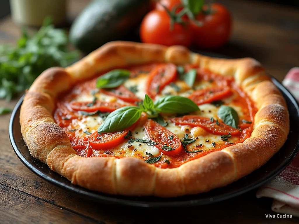 Пинса с начинкой: анчоусы и каперсы — готовое блюдо из категории «Выпечка» на сайте Viva Cucina