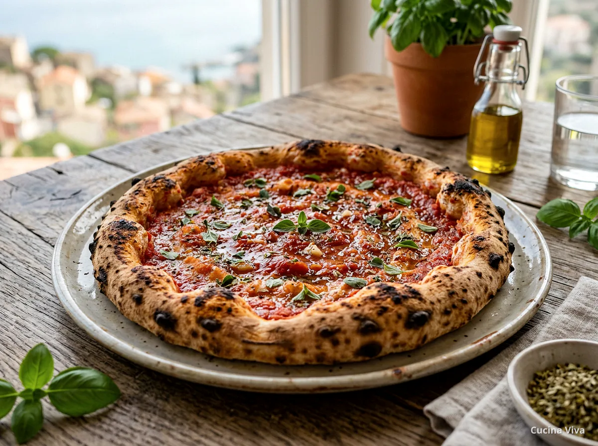 Пицца Маринара — готовое блюдо из категории «Пицца» на сайте Viva Cucina