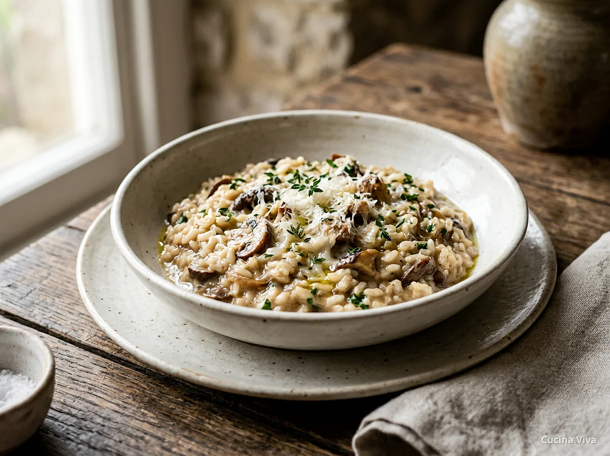 Ризотто с грибами — готовое блюдо из категории «Ризотто» на сайте Viva Cucina