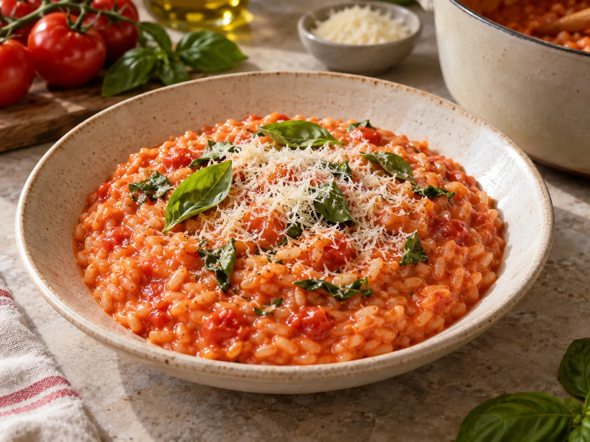 Ризотто с помидорами и базиликом | Viva Cucina Ризотто с помидорами и базиликом — готовое блюдо из категории «Ризотто» на сайте Viva Cucina